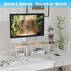 Aothia Wood Desktop Shelf for Top of Desk - Image 8