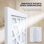 VINGLI 70'' H Room Divider, Non-Woven Fabric Privacy Screen, Indoor Partition - Image 4