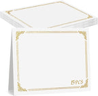 gisgfim 15Pcs Certificate Holders Diploma Covers Single Sided Gold Foil Border by gisgfim