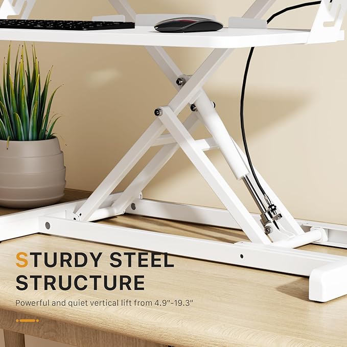 JOY worker Standing Desk Converter, Desktop Workstation Riser - Image 8