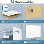 MaxGear Glass Whiteboard Tempered Magnetic Dry Erase Board 72 x 48 Inch Ultra - Image 7