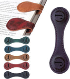 Personalized Magnetic Leather Bookmark, 26 Letters Custom Leather Bookmarks by Artlaza