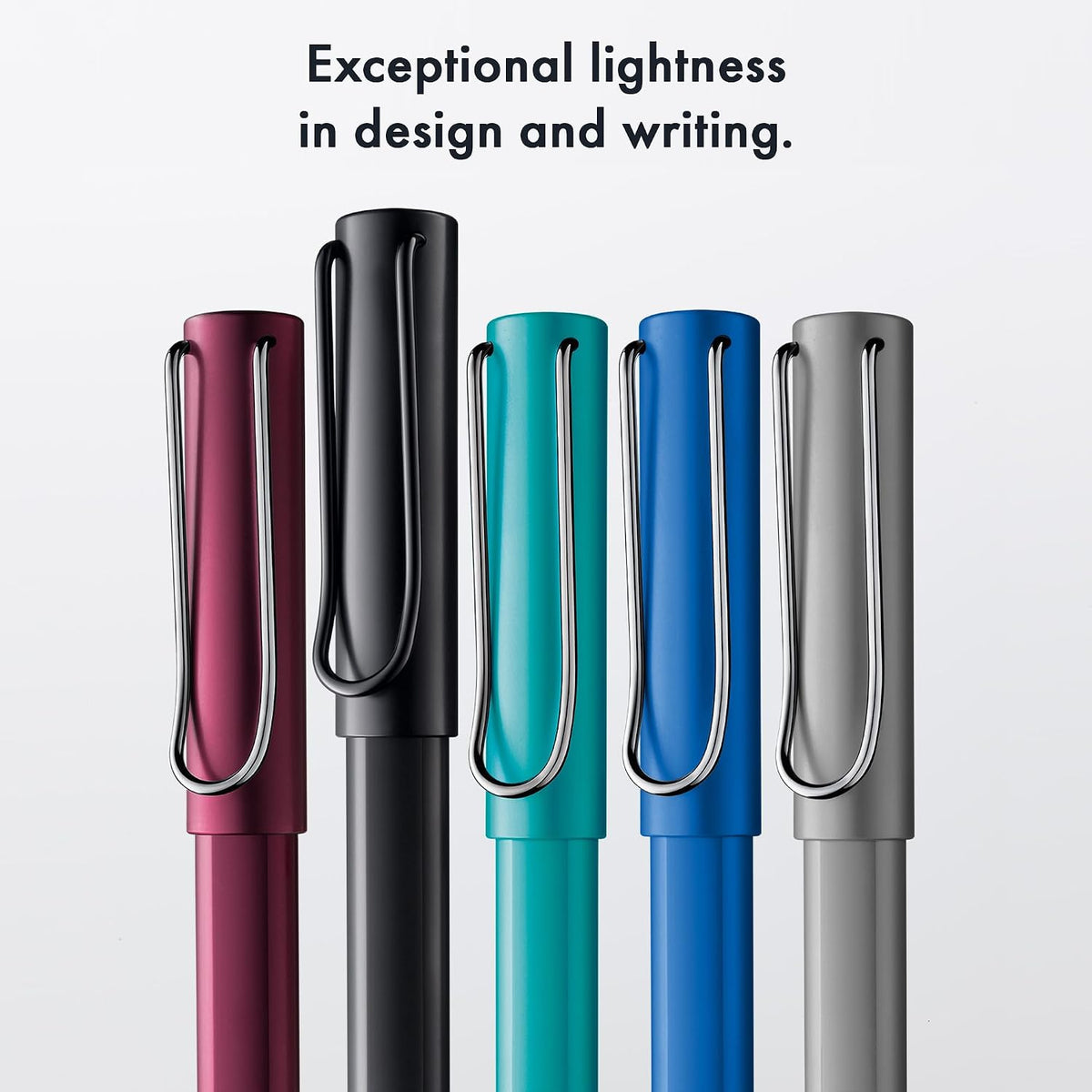Lamy AL-star black purple - Rollerball Pen pen with transparent, ergonomic gr...