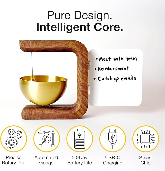 Pro Timer P2 - Elegant Wooden Pomodoro Timer - an Original Productivity Tool - Image 4