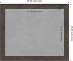 Amanti Art Black Framed Magnetic Board 38x46 X-Large Vision Board - Image 3
