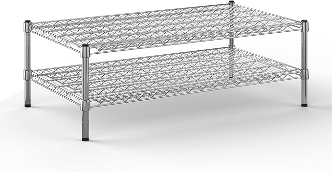 Regal Altair 24" Deep x 42" Wide x 14" Height Wire Shelving Kit | 2-Tier | NSF by Regal+Altair