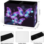 Famame Flying Butterflies Purple Pencil Holder - Image 3