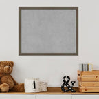 Amanti Art Grey Framed Magnetic Board 17x21 Small Vision Board - Image 5