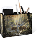 Famame Two Deer Autumn River Pencil Holder by Famame
