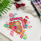 artecho 168-color watercolor paint set with metallics, tin, package contents