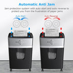 BONSEN 12-Sheet Micro Cut Paper Shredder - Image 6