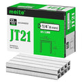 meite JT21 Staples, 1/4 Inch Galvanized Fine Wire Staples by meite