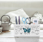 Exqcom Just Breathe Inspirational Pen Pencil Holder, Therapy Office Decor - Image 2