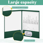 Harloon 40 Pcs Tax Return Folders 12 x 9 Inches 2 Pocket Folders Bulk Gold Foil - Image 3