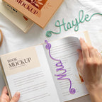 LOFART Custom Bookmarks Personalized Wire Name Bookmark Metal Wire Name Page - Image 3