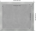 Amanti Art Silver Framed Magnetic Board 47x55 Oversize Vision Board - Image 4