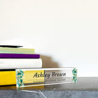 Signs ByLITA Floral Pattern Customized Nameplate | Eucalyptus Personalized Full - Image 3