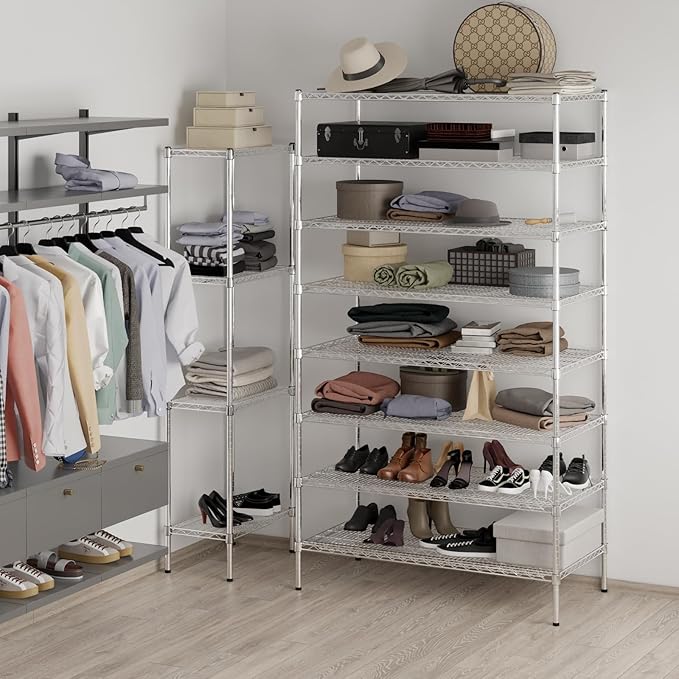 Regal Altair 24" Deep x 48" Wide x 86" Height Wire Shelving Kit | 8-Tier | NSF - Image 4