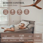 obabala 52 inch ceiling fan no light, wood, package contents