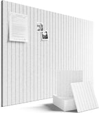 Fluxynara Large Felt Bulletin Board 48" x 36" Cork Board Alternative-12 Pack by FLUXYNARA
