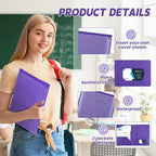 Henoyso 36 Pcs Plastic Folders - Image 3