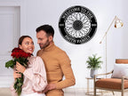 Custom Metal Sunflower Welcome Sign Personalized Sunflower Metal Sign, Welcome - Image 3