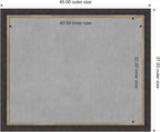 Amanti Art Black Framed Magnetic Board 37x45 X-Large Vision Board - Image 3