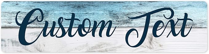 Custom Sign, Custom Street Sign, Ideal Chritmas Gift, 11 Font Colors, 13 Font by MySignCenter