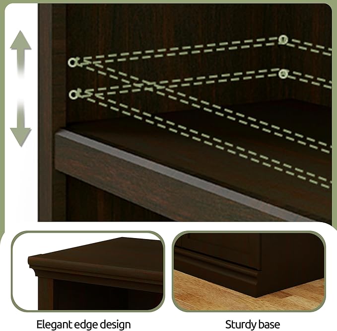 blini 5 Shelf Tall Bookcase - Image 4