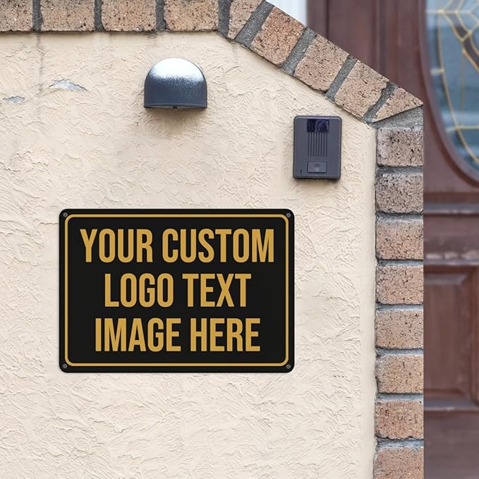Tmqytuox Custom Signs, Custom Sign Metal Signs Customized Signs - Image 3