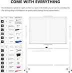 Neatsure Large Rolling Whiteboard on Wheels - Image 6