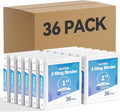 SUNEE White Binders 1 Inch 36 Pack Bulk by SUNEE