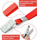 100 Pcs Lanyards for ID Badges and 100 Pcs Clear Name Tag Holders Reusable - Image 3