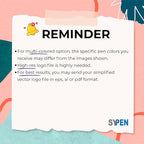 SyPen Personalized Pens With your Custom Logo or Text-600 Pack Bulk-for - Image 9