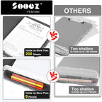 Sooez Glitter Clipboard with Storage, High Capacity Clip Boards 8.5x11 with Pen - Image 2