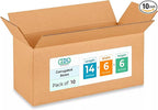 Medium Moving & Shipping Boxes 14x6x6 inches by IDLPackaging