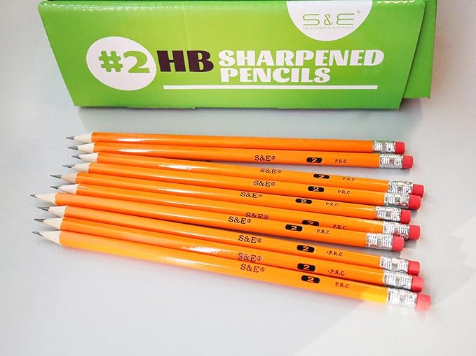 S & E TEACHER'S EDITION Woodcased #2 Pencils, Pre-sharpened, HB Lead Bulk Box - Image 7