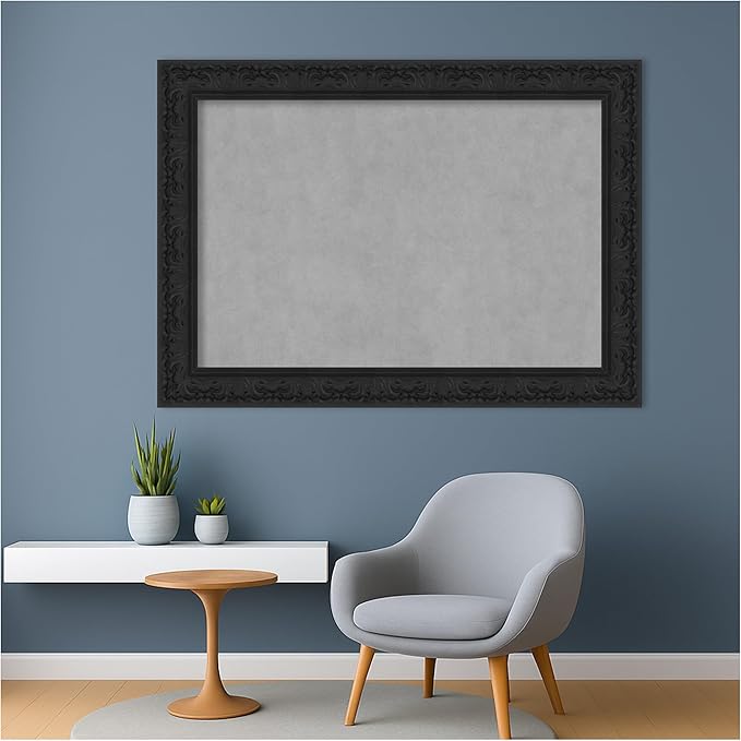 Amanti Art Black Framed Magnetic Board 31x43 Large Vision Board - Image 5