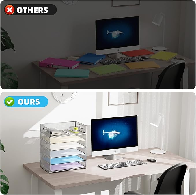 Marbrasse 2 Pack Desk Organizer - Image 5