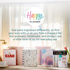 Happy Planner Disc-Bound Planner July 2026–June 2027, Big Size | Includes 3 extra months and 2 sticker sheets, 8.5" x 11", Dashboard Layout, Spring Sherbet theme