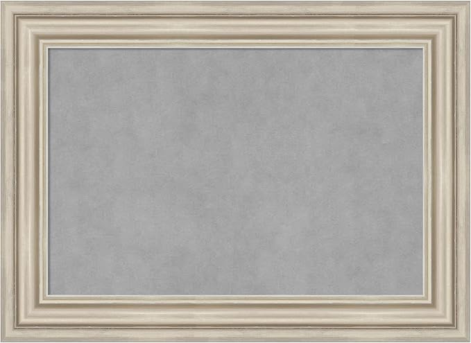 Amanti Art Silver Framed Magnetic Board 22x30 Medium Vision Board by AmantiArt
