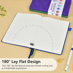 PERCUN Dotted Journal Notebook for Men & Women, 160 Pages Dot Grid notebook for - Image 5