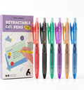 Four Candies 6Pack 0.5mm Black Ink Quick Dry Retractable Gel Pen Set, Cute by FourCandies