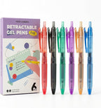 Four Candies 6Pack 0.5mm Black Ink Quick Dry Retractable Gel Pen Set, Cute by FourCandies
