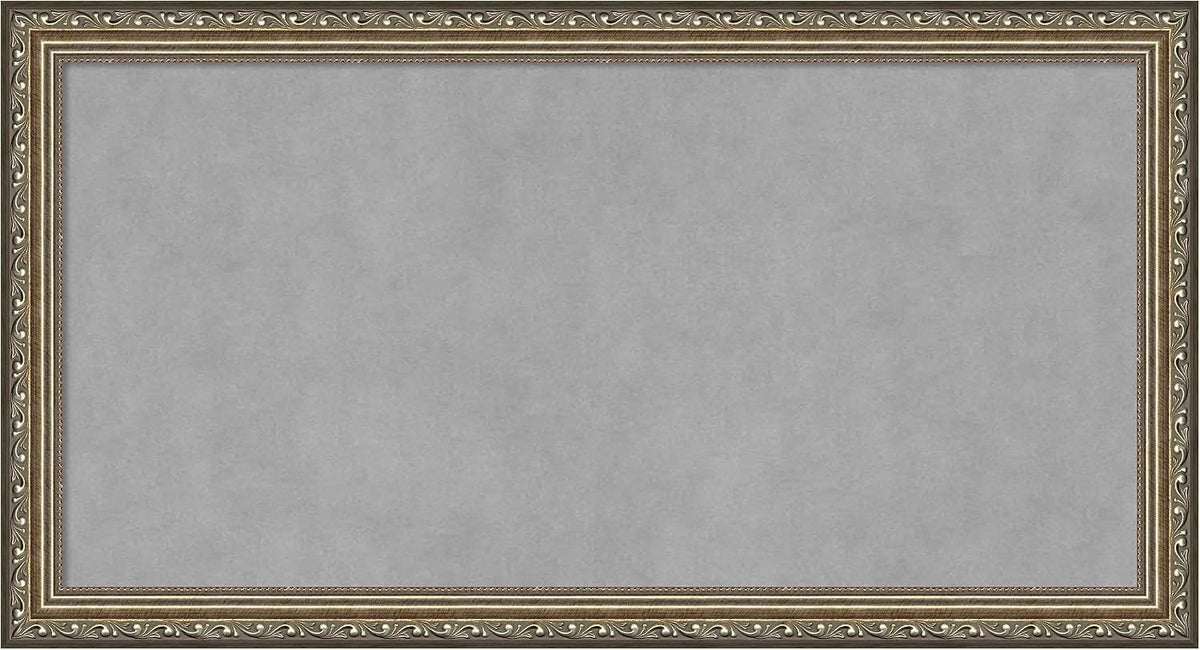 Amanti Art Silver Framed Magnetic Board 14x26 Small Vision Board