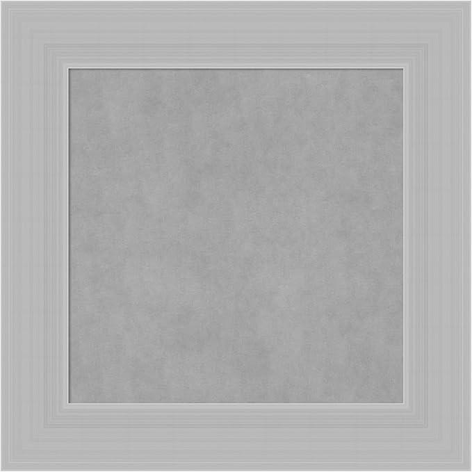Amanti Art Silver Framed Magnetic Board 16x16 X-Small Vision Board by AmantiArt