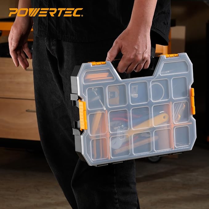 POWERTEC Stackable Tool Box Organizer - Image 6