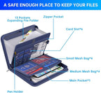 ENGPOW Accordion File Organizer, Fireproof Expanding File Folder - Image 5