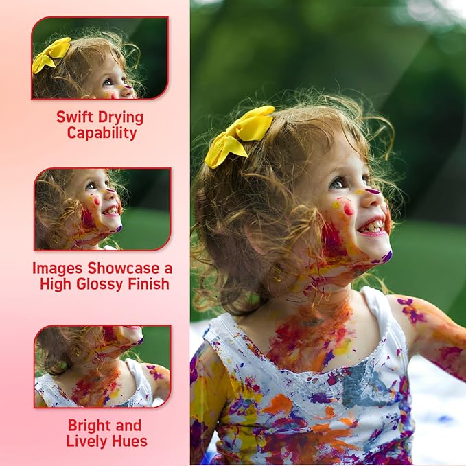 HARtwii 220 Sheets Double Side High Glossy Photo Paper 8.5x11 Inches 54lbs - Image 3