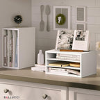 Ballucci Paper Organizer, 3-Tier Stackable Wood Desk Organizer, Document File - Image 7